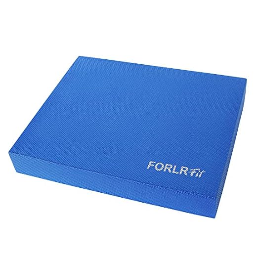 FORLRFIT Balance Pad for Physical Therapy,Non-Slip Foam Balance Cushion for Yoga,Fitness Training, Core Balance,Strength & Stability- Standing Mat,Knee Pad &Foam mat