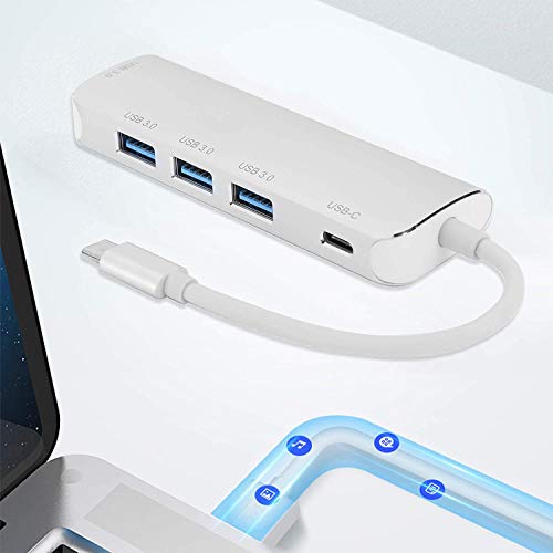 Image of K1-HUB Type-C to USB 3.0 HUB, Supports OTG Protocol, has PD Function, 5 in 1 expands 4 USB3.0 Ports, 1 TPYE-C. It is Suitable for Tablets, Mobile Phones and notebooks with TPYE-C Ports.