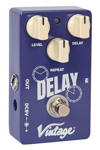 Pédale d'effets de retard vintage delay analogique effet écho guitare classique