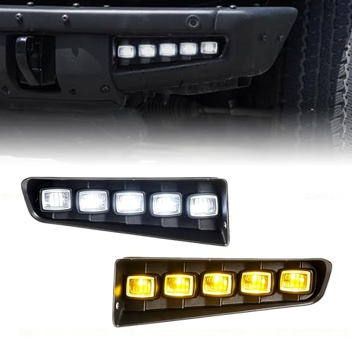 Sheraho LED Fog Lights Assembly Compatible with Bronco 2021 2022 2023 2024 2025...