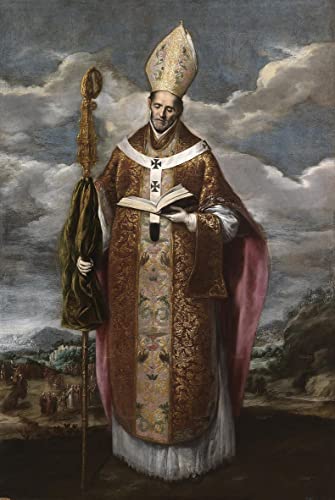 Peinture décorative Greco San Ildefonso 60x90cm habille un grand mur vide