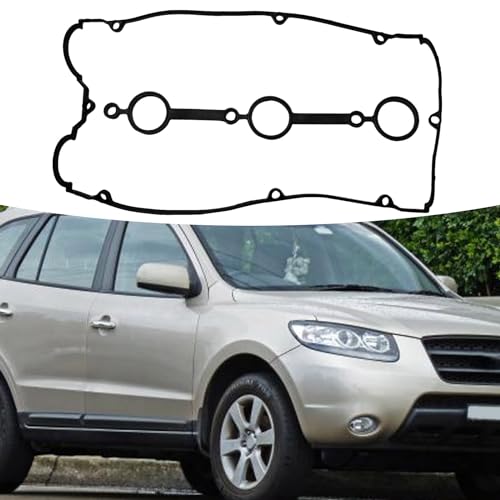 Image of VS50386 Engine Valve Cover Gasket Set Replacement for Hyundai XG300 XG350 Santa Fe Kia Amanti Sedona Sorento 3.0L 3.5L V6 24V, 2 Valve Cover Gaskets, 2 Spark Plug Tube Seals.