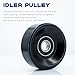 Air Conditioning Drive Belt Idler Pulley, 89006, 15-20676, 19190145 Pulley Compatible with Select Ford, Chevrolet, GMC, Ram, etc. Idler Pulley Replacement by KeeRoarin