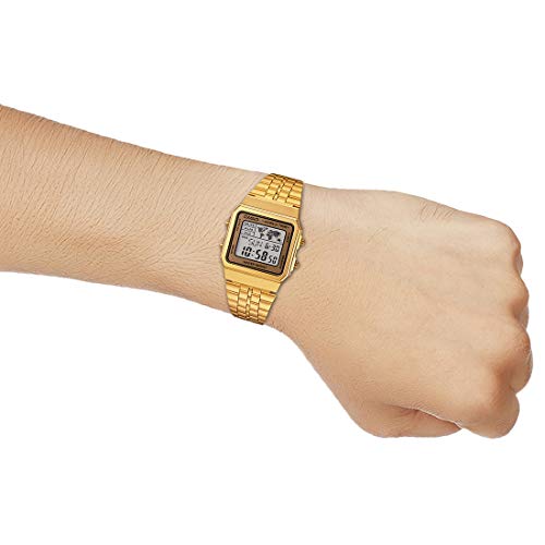 Casio Men's Digital World Time A500Wga-9Df Stainless Steel Watch #TOP4