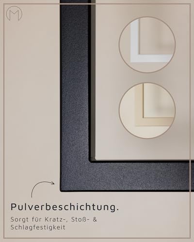Metallbude Kleiderstange Rubi Pink Lemonade - Eckige Garderobe mit Deckenmontage - Decken Kleiderstange - Kratz… – Ansicht 3