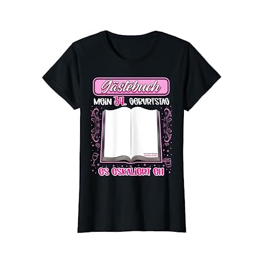 Mi libro de visitas de 34 cumpleaños para firmar 34 años Camiseta