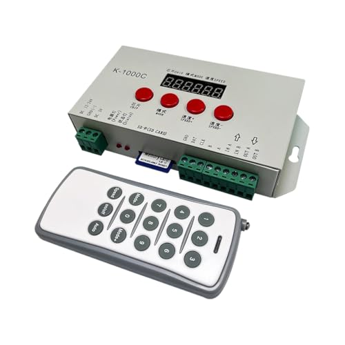 Contrôleur polychrome K-1000C avec bande lumineuse LED RGB 512 pour éclairage connecté intérieur