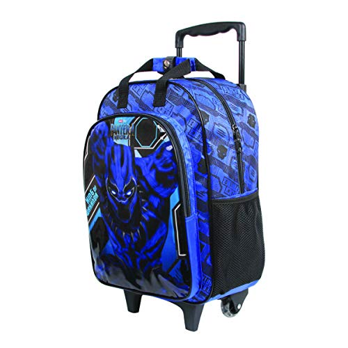 Mala Escolar G com Rodinhas Pantera Negra, 11285, DMW Bags