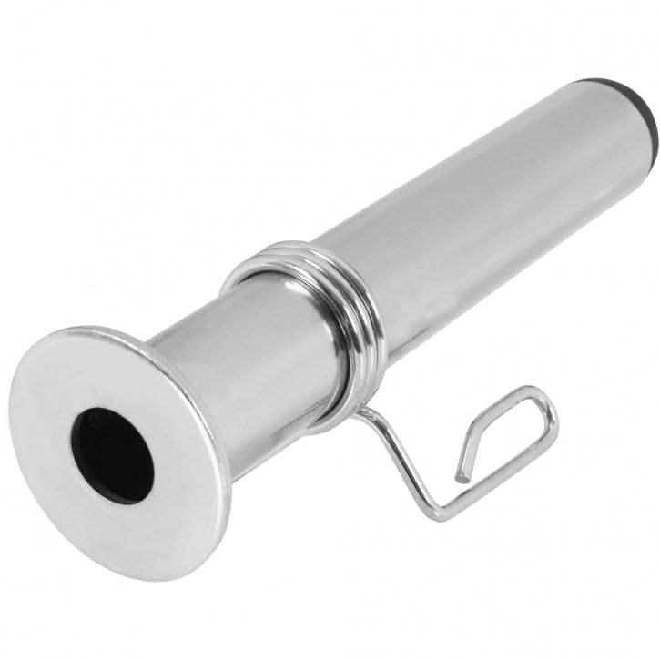 Gorilla Sports Manchon Adaptateur Olympic 50 Mm – Pour Barres 30 Mm – Chromé – Avec 2 Fermetures À Ressort – 27,5 Cm