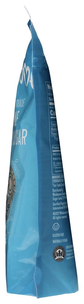 Wholesome Sweetners Organic Turbinado Raw Sugar (6x1.5 LB)
