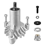 ranwin 130794 Spindle Fit for Craftsman LT1000 Riding Mower - 128285 Spindle Fit for HU Poulan Sears Craftsman LT2000 LT3000 DLT3000 Lawn Mower with 38' 42' Deck, Included 3 Tapped Bolts & Holes