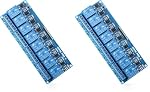 ELEGOO – ELEGOO 8-Kanal DC 5V Relaismodul mit Optokoppler (blau) (Pac