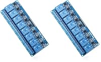ELEGOO – ELEGOO 8-Kanal DC 5V Relaismodul mit Optokoppler (blau) (Pac