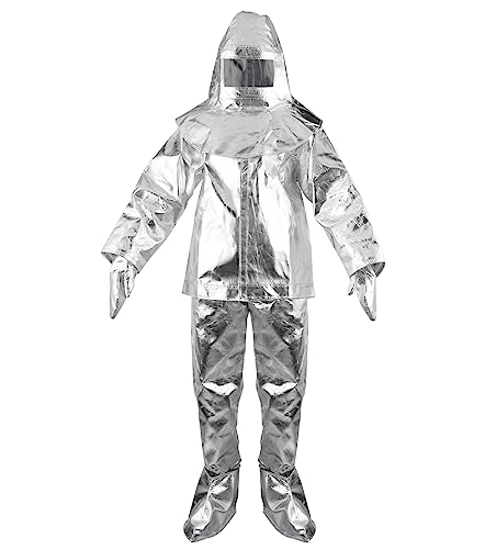 Trumego Heat Resistant Suit Fireproof Clothes Anti Thermal Radiation 1000 Degree Flameproof...