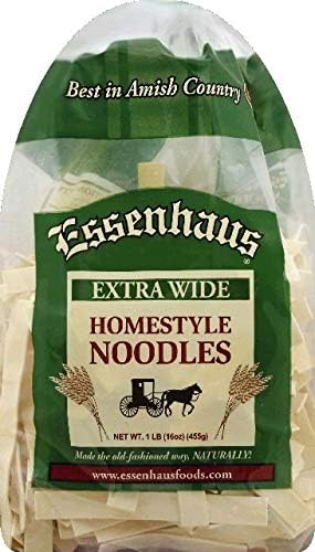 Essenhaus Extra Wide Noodles, 16 Ounces (Pack Of 12)