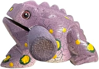 Music Frog Co Oak Musical Frog Percussion Instrument, 1.5 inch, Lavender