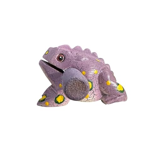 Music Frog Co Oak Musical Frog Percussion Instrument, 1.5 inch, Lavender