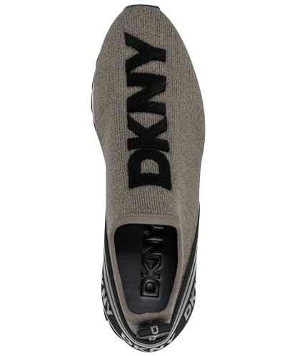 Image of DKNY Women's Abbi Knit Slip on Sneaker with Logo
