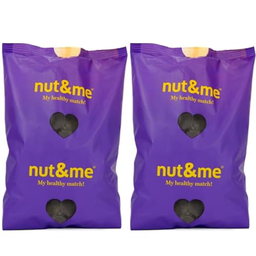 Gotas de chocolate negro KETO 2 kg nut&me | Vegetariano | Sin gluten | Sin azúcares añadidos | Sin OGM | Pack 2 x 1 kg