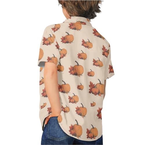 PinUp Angel Funky Casual Hawaiian Shirt Kids Boys Girls Funny Halloween Pattern Short Sleeve Unisex Beach Shirt3