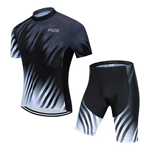 Pantalones cortos de ciclismo para hombre con soporte ergonómico en negro talla XL