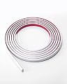 Art3d 25 Ft Peel and Stick Trim for Backsplash Tile Edge, Self-Adhesive Liner for Corner Decor in White