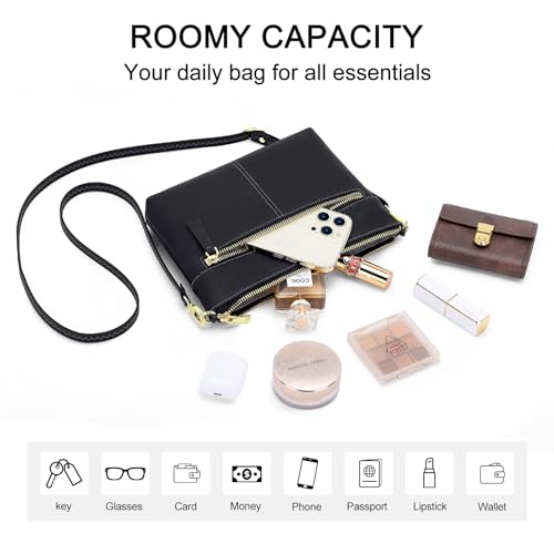Image of RONSIN Small Crossbody Bag for Women Cell Phone Purse Shoulder Handbags Adjustable Strap