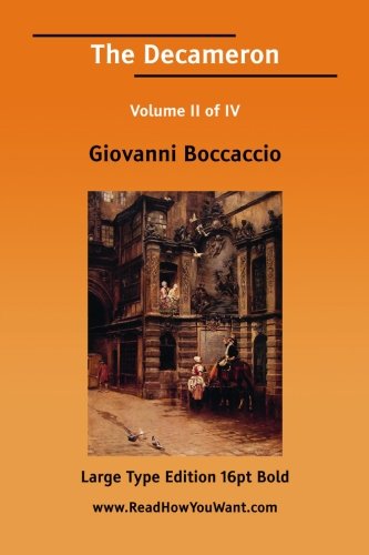 The Decameron (2) 1425061494 Book Cover