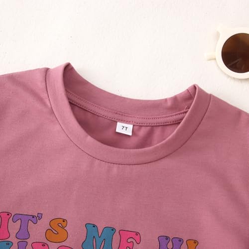 Image of Its Me Hi Im The Birthday Girl Its Me Birthday Girl Shirt Kids Bday Party Tshirt Short Sleeve Summer Outfit 6-12Y
