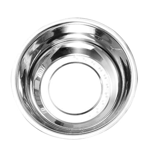 Garneck 加厚ステンレス鋼ボウル 多機能深型スープボウル 家用調理器具 サラダ ご飯 スープ対応 キッチン作業にシンプル設計