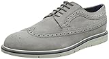  Geox Herren U UVET A Brogues, Grau (Stone), 44 EU