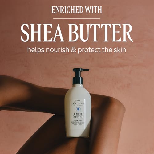 Image of L'Occitane Shea Butter Rich Body Lotion for Dry to very Dry Skin, 500ml