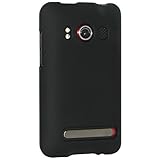 Amzer Rubberized Snap-On Crystal Hard Case for HTC EVO 4G - Black