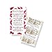 50 LipSense by SeneGence How To Apply/Tips and Tricks Cards Double Sided | Package of 50 Total Cards