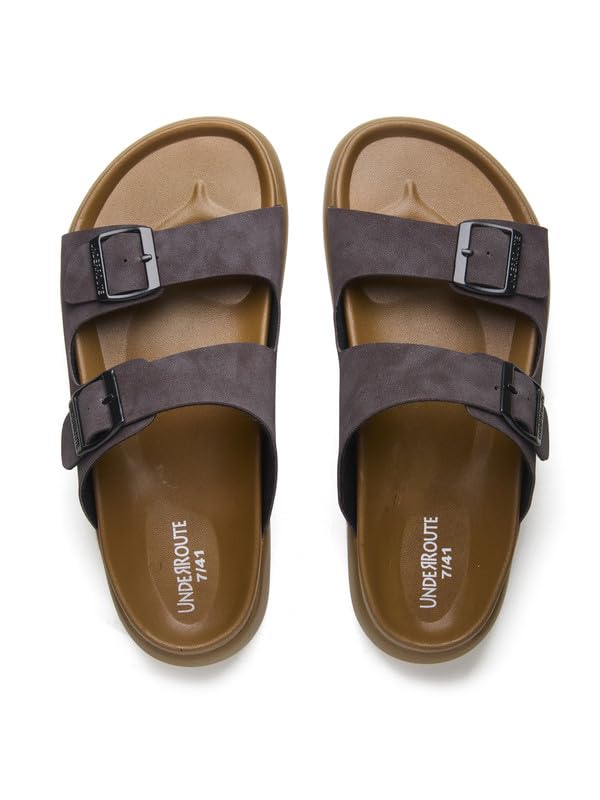 Image of UNDERROUTE mens Underroute Urgh 03 Stylish Durable Soft Footbed Synthetic Casual Sandals for Men Sandal