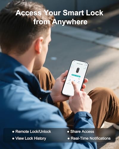 Smart Biometric Front Door Lock with Camera