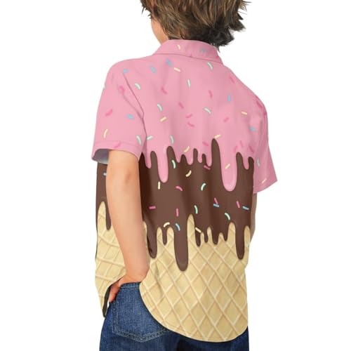 Kids Shirt Boys Hawaiian Shirt Beach Casual Button Down Shirt Short Sleeve Summer Breathable Shirt Gift2