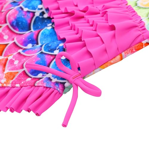 Image of XFGIRLS Baby /Toddler Girls Swimsuit Long Sleeve One-Piece Bathing Suit Rash Guard for Kids UPF 50+ Swimwear