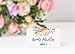 Printed Party Table Place Cards for All Occasions and Events, Set of 25 (Elegant Floral)