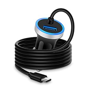 Cell Phone Car Charger for Samsung Galaxy A25 A15 5G A13 A14 A24 A03s A73 A71 A50 S24 S23 S22 Ultra S21 S20 iPhone 15, USB C Cigarette Lighter Adapter Usbc Cord Fast Charging Typec Cargador Cable Auto