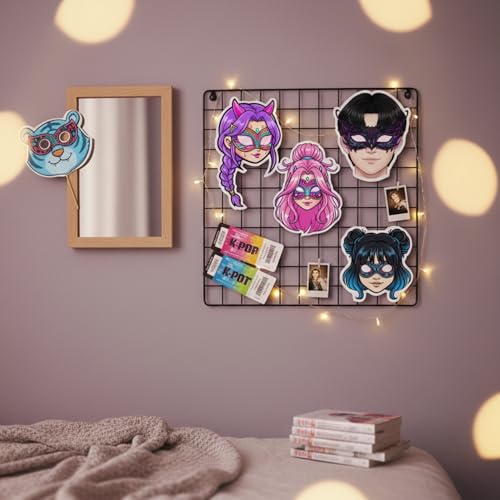Image of Wanna Party Kpop Demon Hunters Birthday Decoration- Pack of 5 Kpop Party Props for Boys & Girls