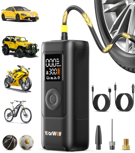 Smart Cordless Tire Inflator with LED