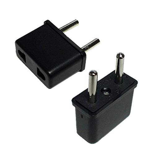 Travel AC Power Electrical Plug Universal Charger Adaptador Converter US to EU Plug Adapter Socket 500 Pcs/lot