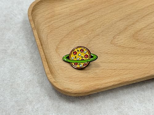 Pizza Planet Brooch Rocket Ship Badge Fan Cosplay Jewelry Video Game Peripheral Gifts Drip Oil Painted Enamel Pins Suitable for Hats Jackets Canvas Bags3