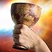 Dacnod Indiana Props Holy Grail Cup The Raiders of The Lost Ark Chachapoya Fertility Idol Statue Model Resin Replica Prop Crafts Collectibles (Holy Grail)