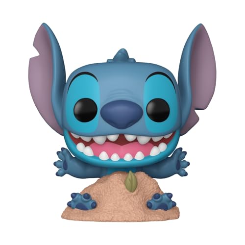 Figurine Funko Pop Disney Lilo and Stitch Stitch in sand - vue 3