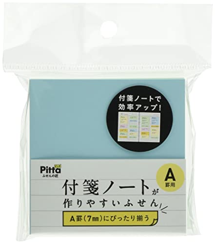 エヒメ紙工 クラスタージャパン 付箋 ノートが作りやすいふせん A罫 2パッド 2個パック ブルー・グリーン C-FNF-02-2P