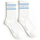 Photo Gallery tbay wifey - calzini da donna per addio al nubilato, in morbido cotone, per matrimoni, mogli, damigelle d onore, regali per sposa, fidanzamento, matrimonio, doccia, bomboniere, blue-wifey, m Photo Gallery tbay wifey - calzini da donna per addio al nubilato, in morbido cotone, per matrimoni, mogli, damigelle d onore, regali per sposa, fidanzamento, matrimonio, doccia, bomboniere, blue-wifey, m
