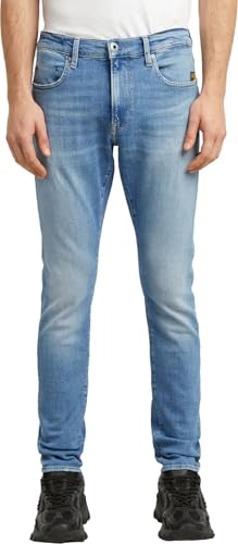 G-STAR Raw - Mens Revend Forward Skinny Jeans, Color Sun Faded Summer Sky, Size: 35W x 32L