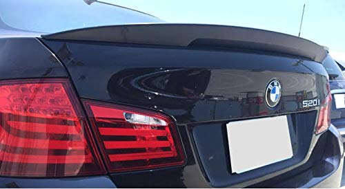 P Style Rear Trunk Lid Spoiler Compatible With Bmw F10 5 Series 2011-2016 Sedan 528I 535I - 2012 2013 2014 2015 (Glossy Black) #TOP3